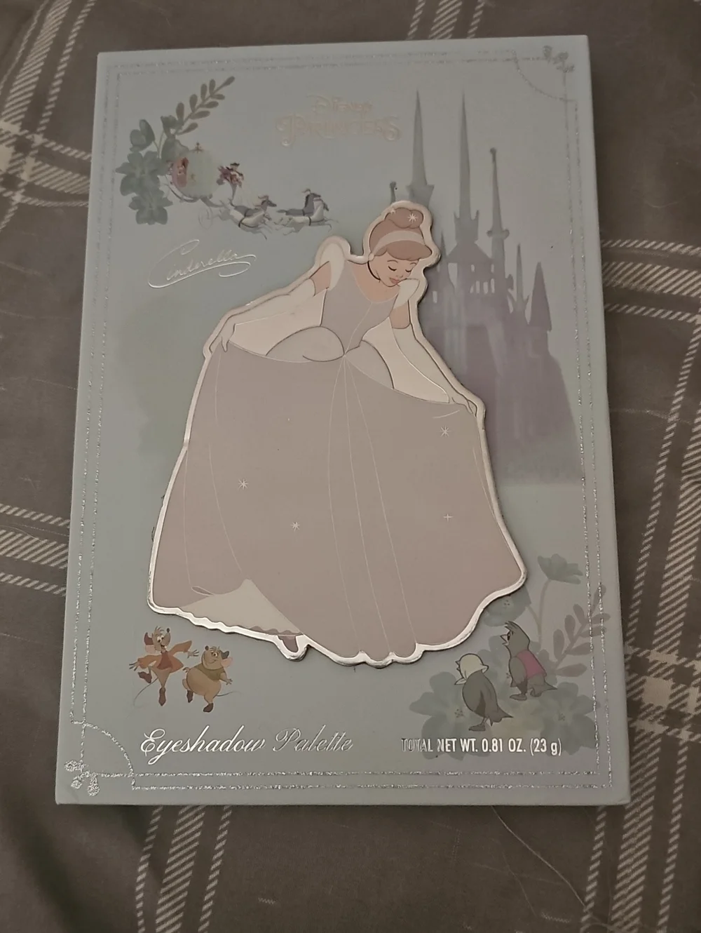 Disney Cinderella Eyeshadow Palette in Light Blue and Silver